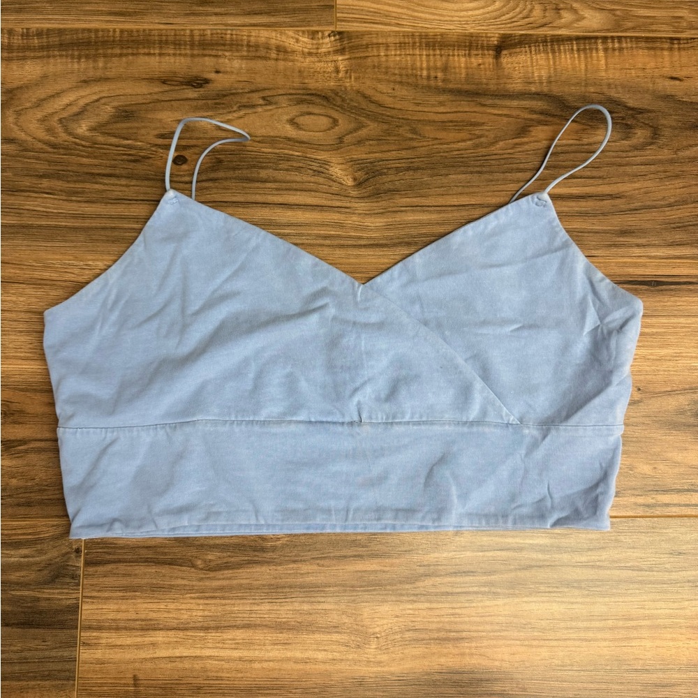 Aeropostale Blue Cropped Camisole Top